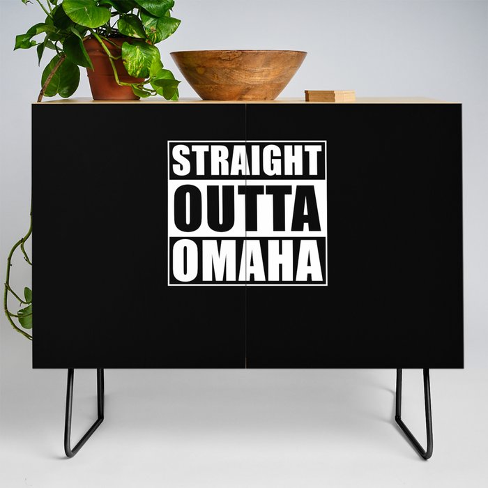 Straight Outta Omaha Credenza