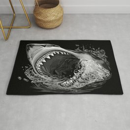 Shark Painting 2 Rug