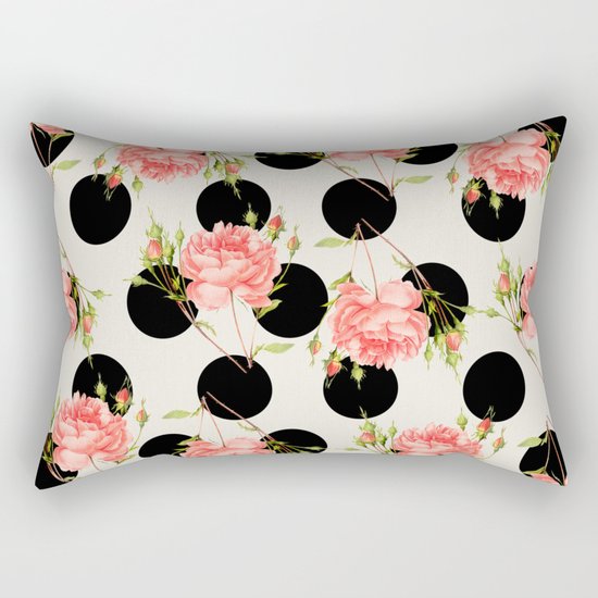 MIXED FLORAL Rectangular Pillow