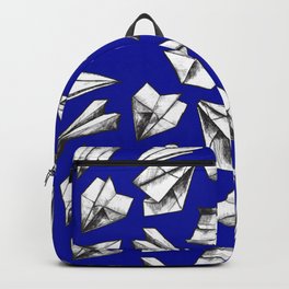 Paper airplane pattern Backpack