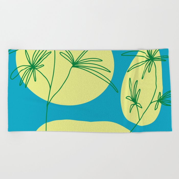 Summer tree  Beach Towel