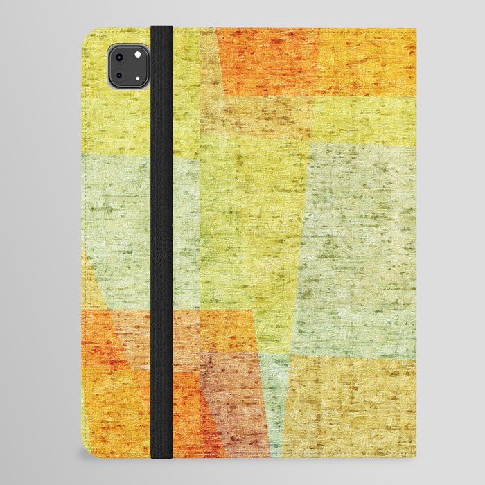 Old grunge background with delicate abstract texture iPad Folio Case