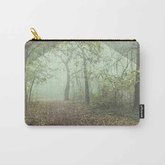 Walk in the Surreal Misty Forest Carry-All Pouch