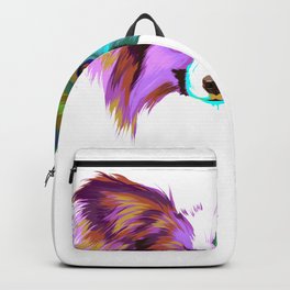 Splash Papillon Dog Backpack