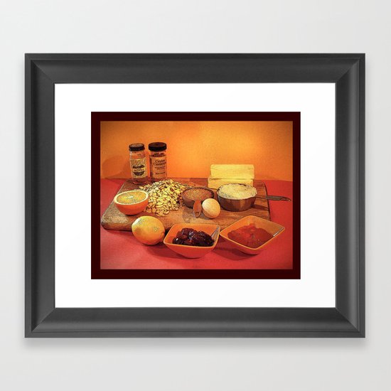 Baking Cookies Framed Art Print