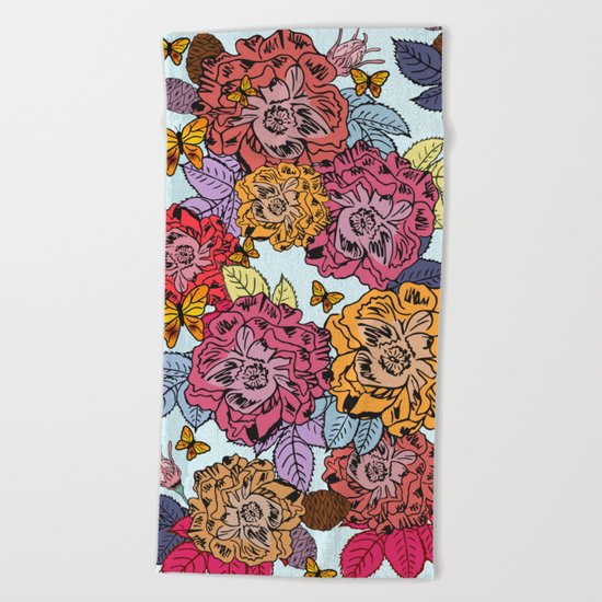 Bouquet Beach Towel