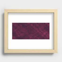 Marble purple background Recessed Framed Print