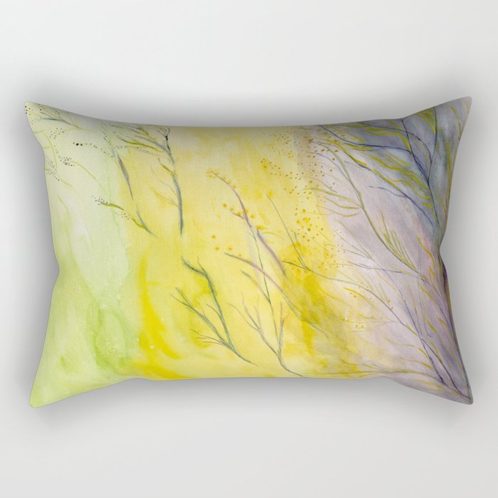 wc abstract 2 Rectangular Pillow