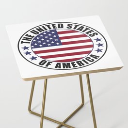The United States of America - USA Side Table