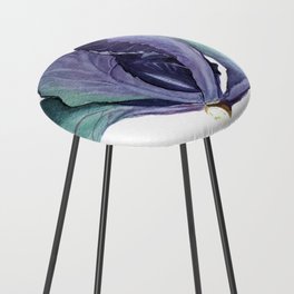 violet cabbage Counter Stool