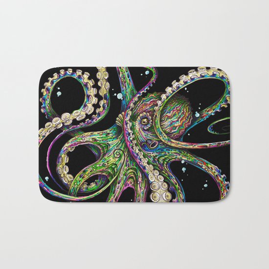Octopsychedelia Bath Mat