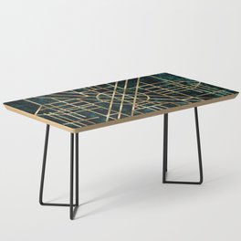 Art Deco design - velvet geo X Coffee Table