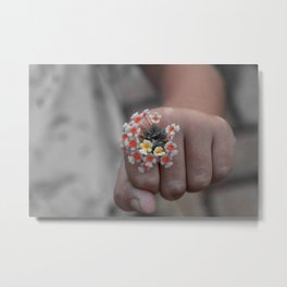 Ella's Hand- The Lantana Days [One Extracting Colours] Metal Print | Film, Curated, Color, Photo 
