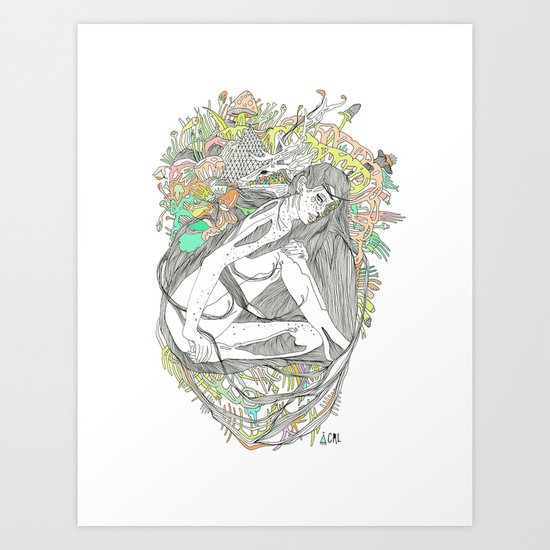 colour blind IV Art Print