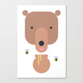 Honey Bear Canvas Print