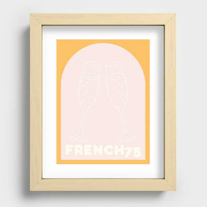 FRENCH 75 Recessed Framed Print
