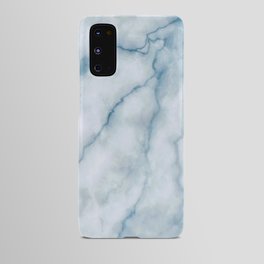 Light blue marble texture Android Case