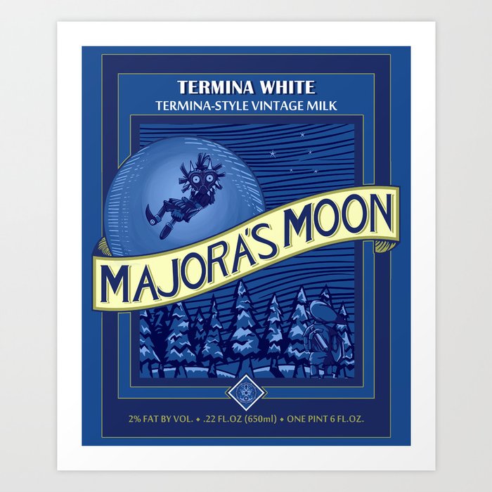 Majora's Moon Art Print