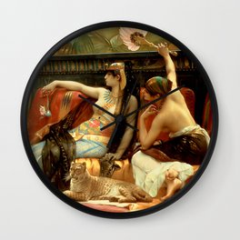 Alexandre Cabanel "Cleopatra Testing Poisons on Condemned Prisoners" Wall Clock