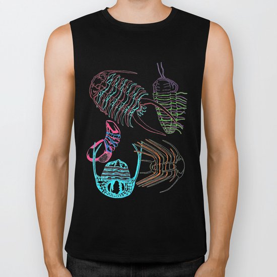 Ordovician Era Trilobites Biker Tank