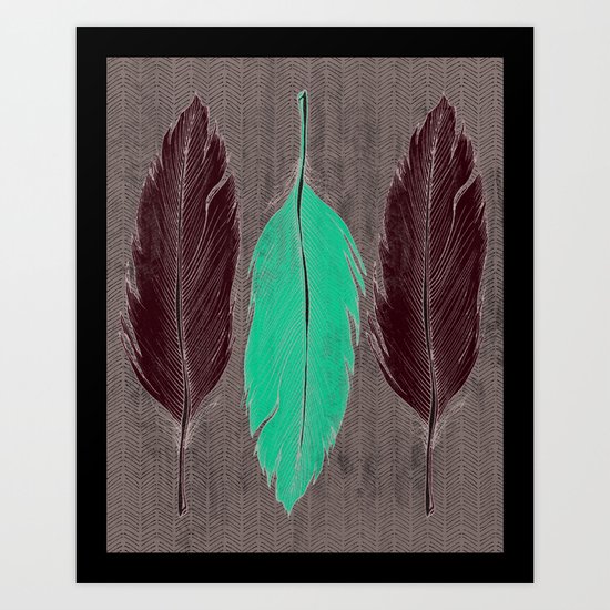 Feathered Art Print