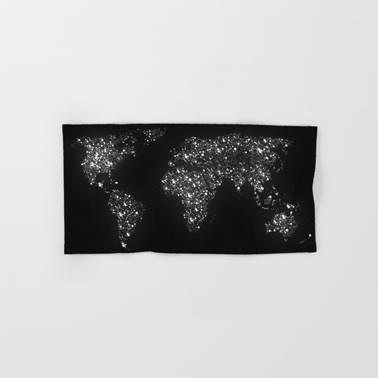 Tiny light spec in the great big universe Hand & Bath Towel