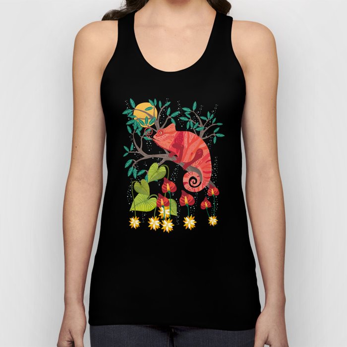The Red Chameleon  Tank Top
