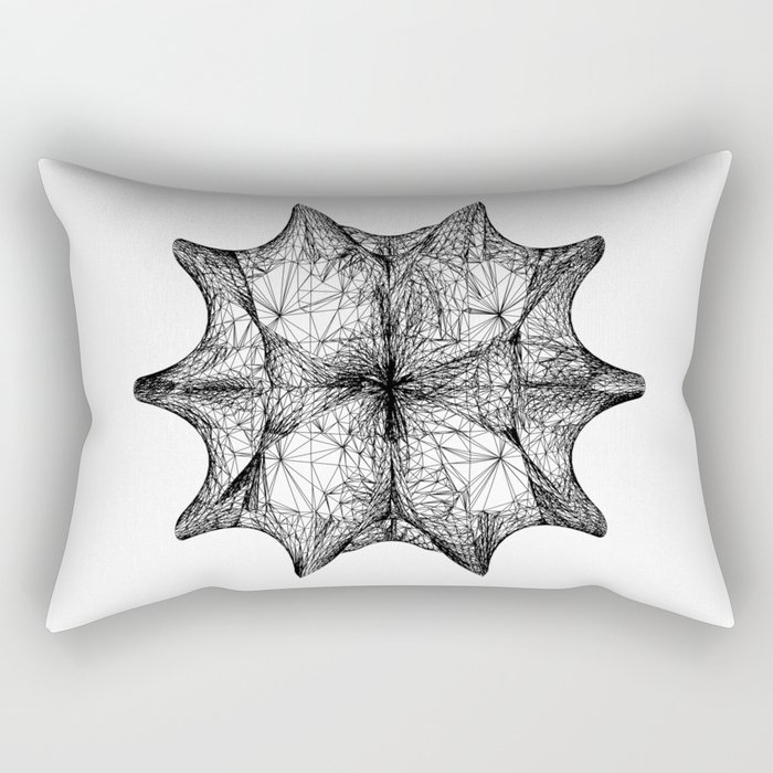 The Calabi-Yau Manifold - White Rectangular Pillow