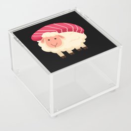 Sushi Sheep Japan Kawaii Sheep Wool Acrylic Box