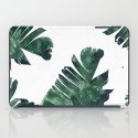 Banana Leaf Watercolor Pattern Society6 Canvas Print By