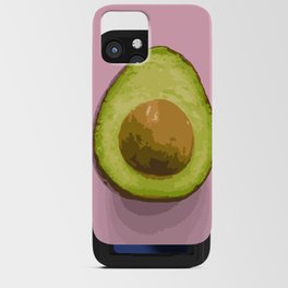Avocado Paint by Numbers iPhone Card Case