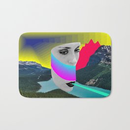 landscape of colors Bath Mat | Rainbow, Pattern, Popart, Portrait, California, Sebasrivasart, Collage, Digital, Photo, Colors 