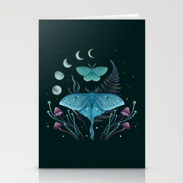 Luna and Emerald Stationery Cards