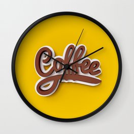 Just Coffee! Wall Clock