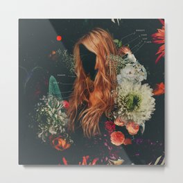 Editorial Metal Print | Color, Graphicdesign, People, Collage, Curated, Beautiful, Red, Frankmoth, Blue, Digital 