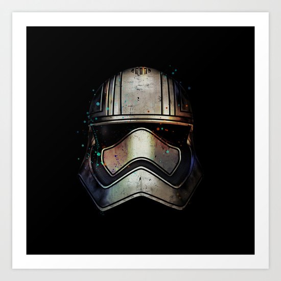 Captain Phasma Shadow Art Print