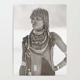Hamar Tribe Portrait Poster