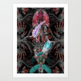 deep sea creatures Art Print