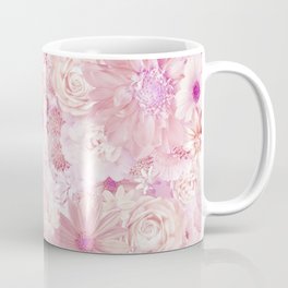 rouge pink floral bouquet aesthetic assemblage Mug