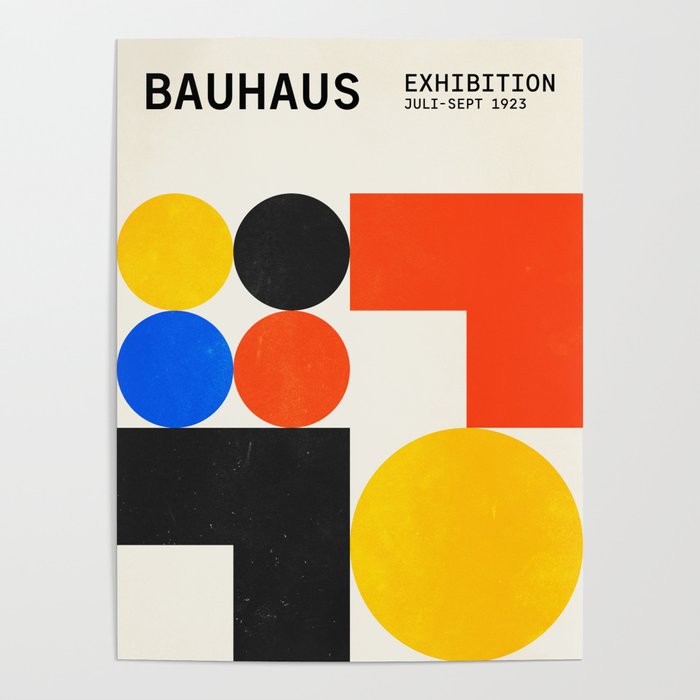 Balance 03: Bauhaus Mid-Century Edition Poster