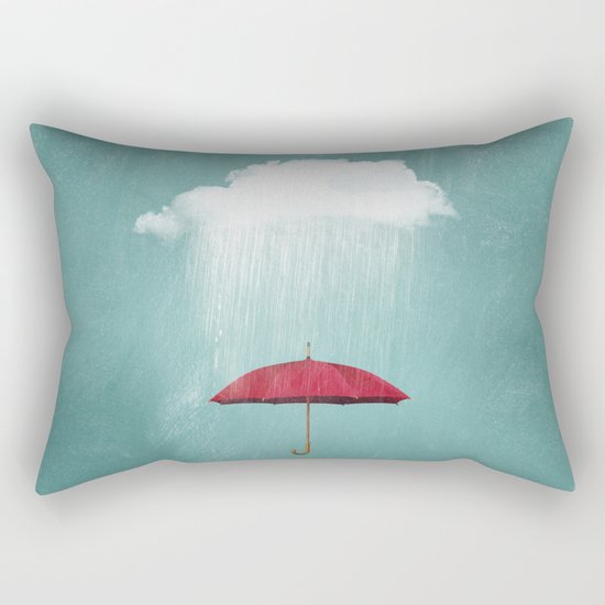WHITE RAIN Rectangular Pillow