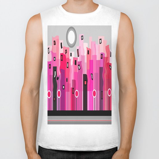 Party In The City Biker Tank