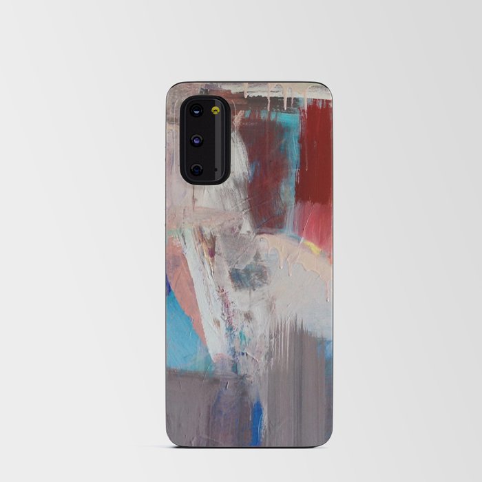 Abstract in Rust Android Card Case
