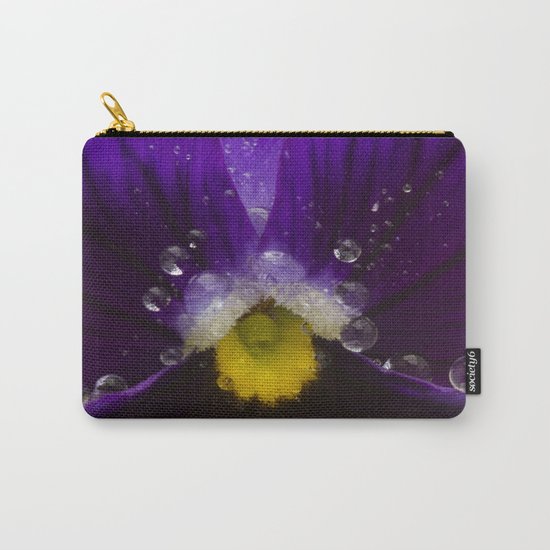 Pretty Pansy Carry-All Pouch