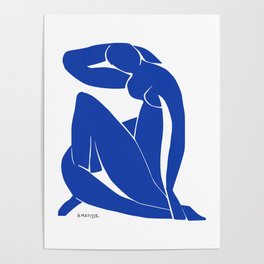 Henri Matisse - Blue Nude II, 1952 Poster