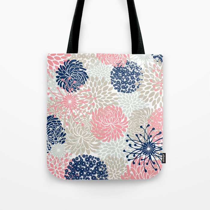pink and navy bag