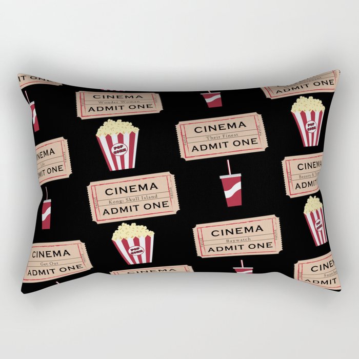 Let's Go to the Movie theatre Rectangular Pillow