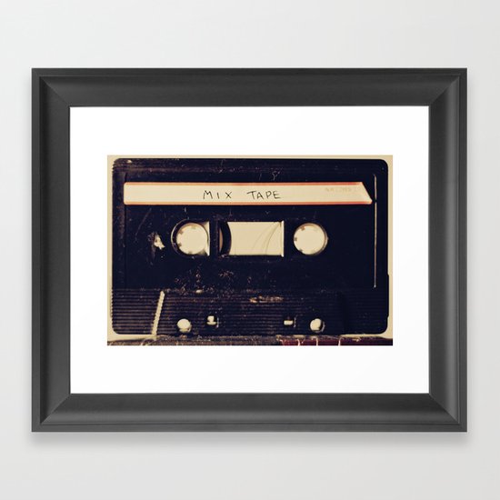 mix tape Framed Art Print