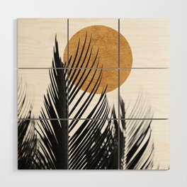 Minimalist photo collage Wood Wall Art