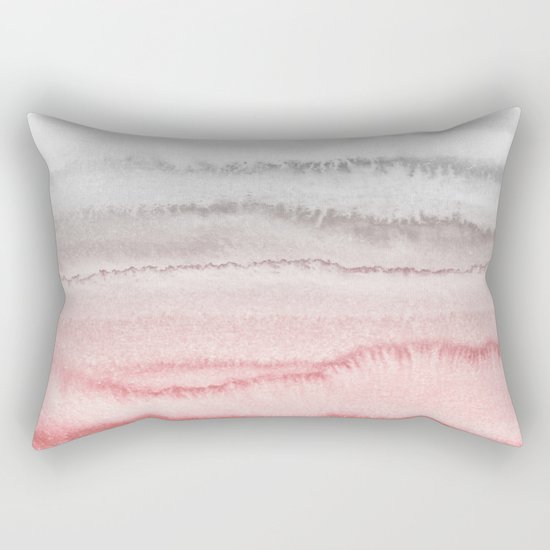 WITHIN THE TIDES - ROSE TO GREY Rectangular Pillow